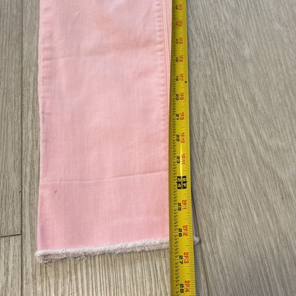 J. Jill Denim Authentic Fit Cropped Jeans in Light Pink size 6 - Picture 10 of 13